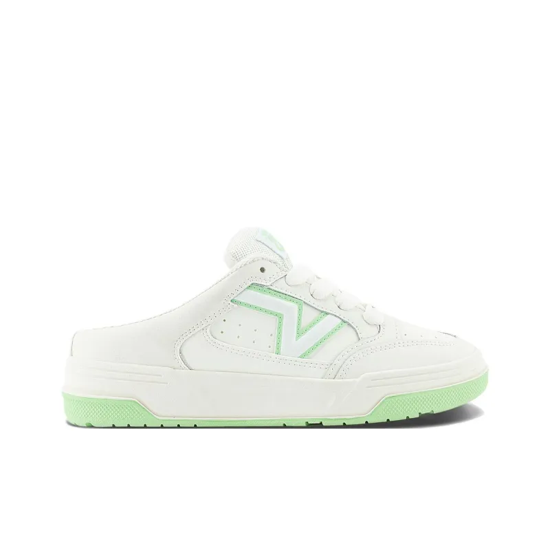 Vans Upland Low Top Skateboard Shoes Unisex White Green-1
