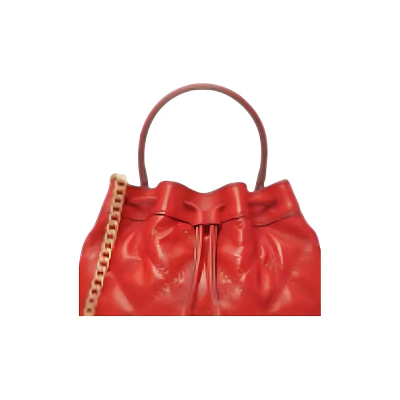 TORY BURCH TB Willa Soft Leather Shoulder Bag, Crossbody Bag, Handbag Trumpets Women's Red-1
