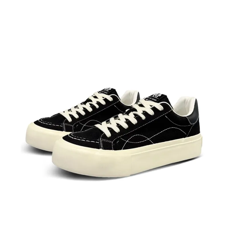TEXWOOD Slip Resistant Balance Lightweight Support Low Top Skateboard Shoes Men's-2