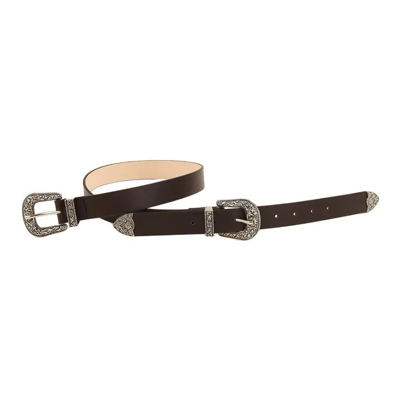 JEANSWEST PU Leather Belts Unisex 2.3CM-6