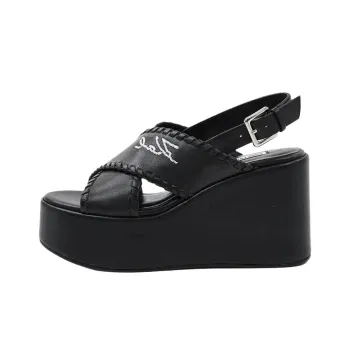 KARL LAGERFELD Wendy One Strap Sandals 12cm Women's Black