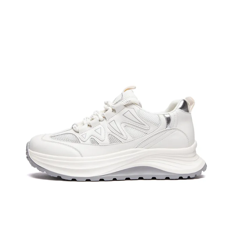 AAA SINCE 1955 Cushioning, Abrasion Resistant, Height Increasing Low Top Casual Shoes Women's Greige-0