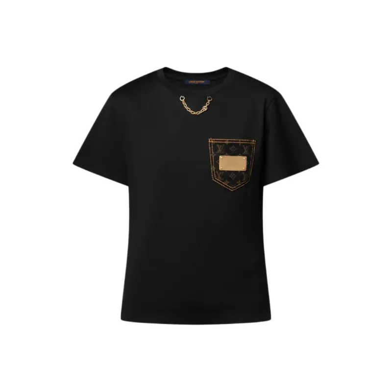LOUIS VUITTON SS25 Regular T Shirt Women's Black-0