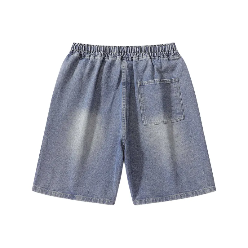 ATLETICO DE MADRID 1903 Denim Shorts Unisex Blue-1