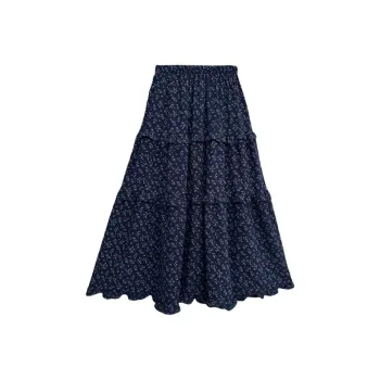 MO VOICE Casual Long Skirt Women's