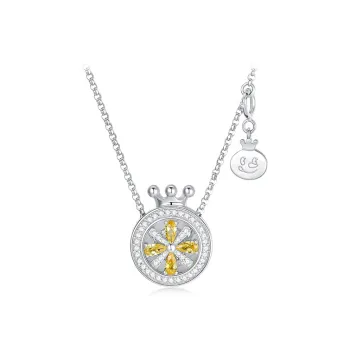 CHOW TAI SENG S925 Silver Necklaces Women's