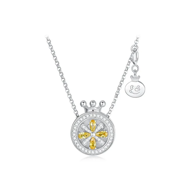 CHOW TAI SENG S925 Silver Necklaces Women's-1