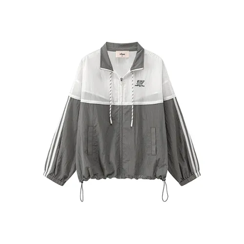 CHUU Cropped Coats Women's Medium Gray