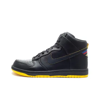 Nike Slip Resistant And Breathable High Top Skateboard Shoes Unisex Black
