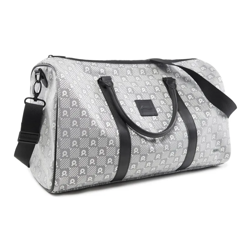 LiNing Polyester Crossbody Handbag Regular Unisex Gray-3