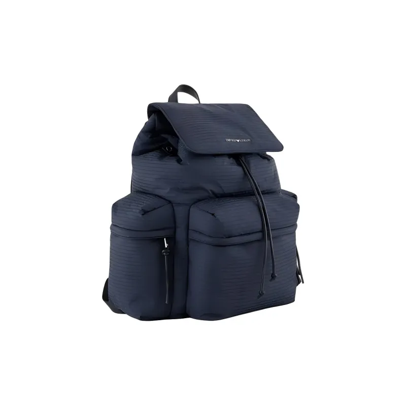 EMPORIO ARMANI Polyamide Backpack Men's Navy-1
