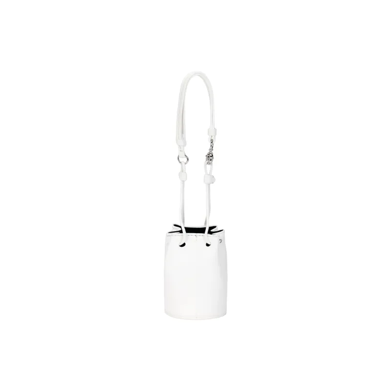 Maison Margiela Sheepskin Bucket Bags Crossbody Bag, Shoulder Bag Women's White-0