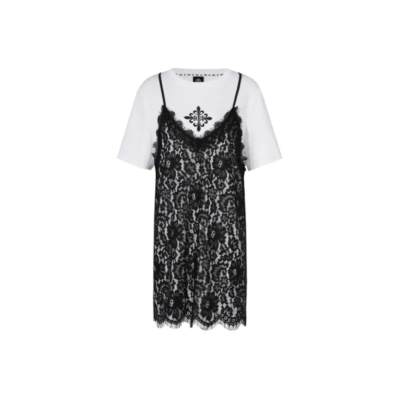TCH Slip Dresses Women's White-0
