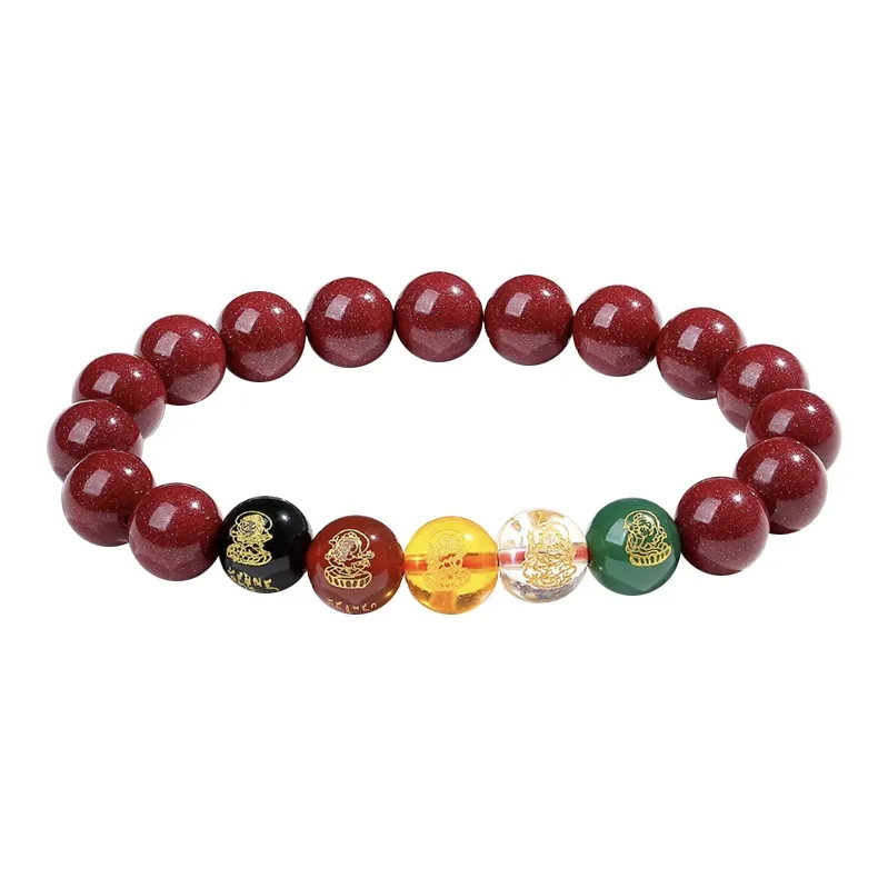 JIAHAOJADE Cinnabar Bracelets Unisex-6