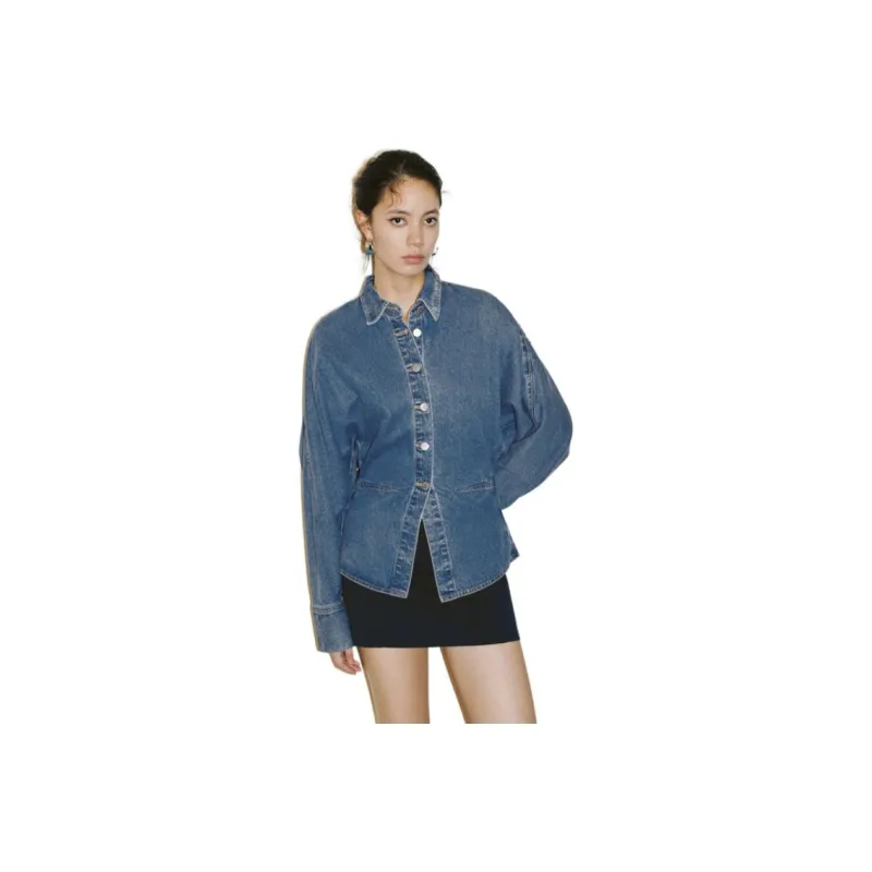 URBAN REVIVO Shirts Women's Blue-0