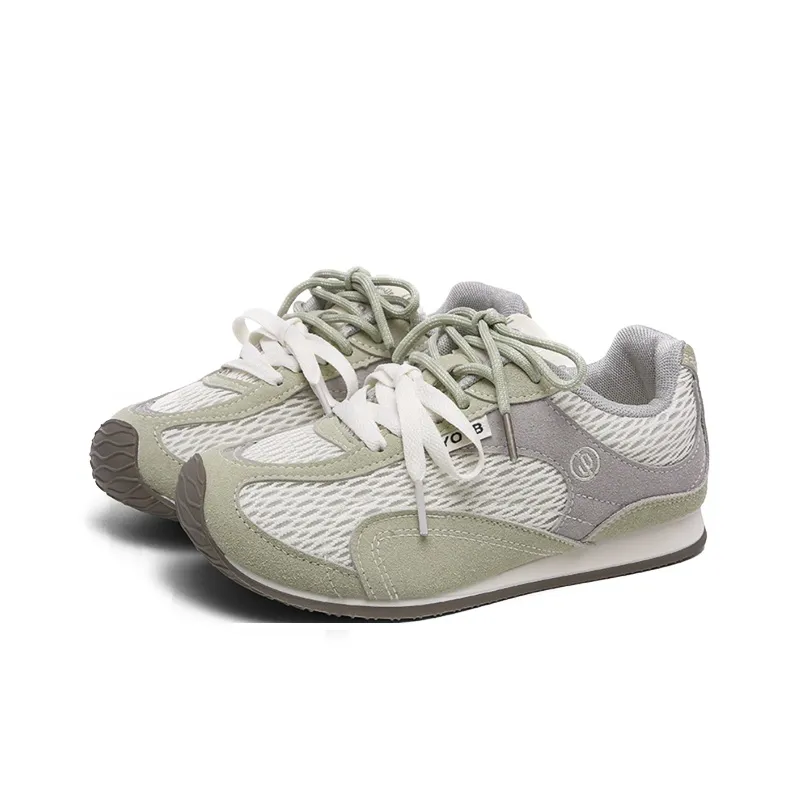 The New Age Family Low Top Skateboard Shoes Women's Green-1