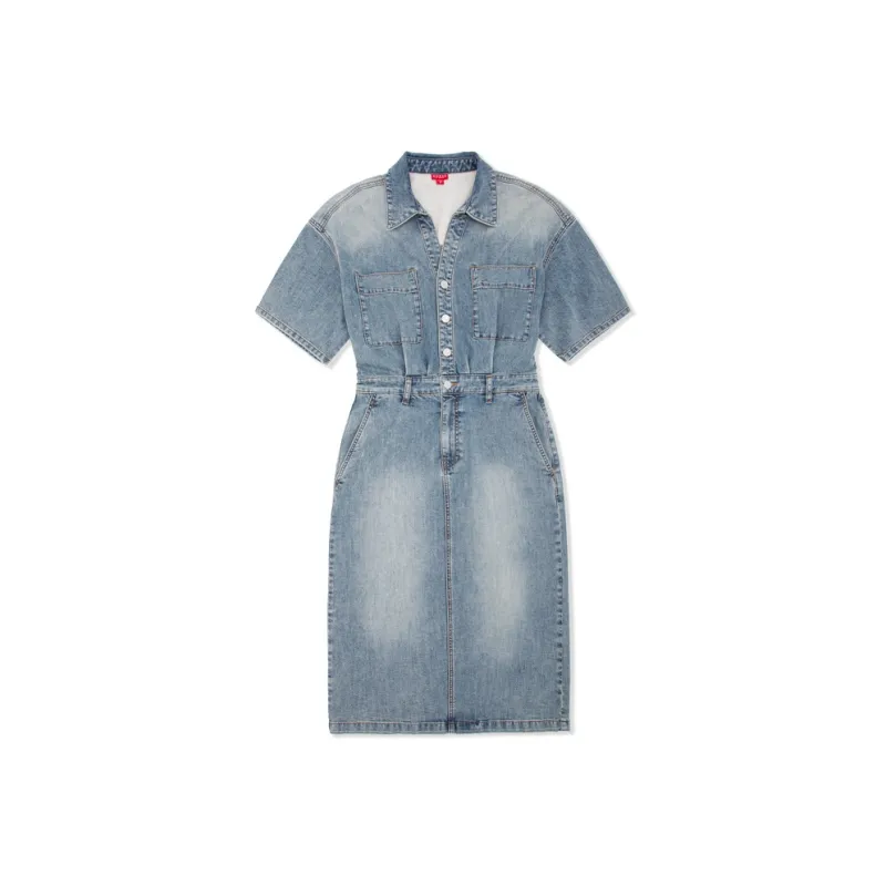 GUESS Short Sleeved Dress Women's-0