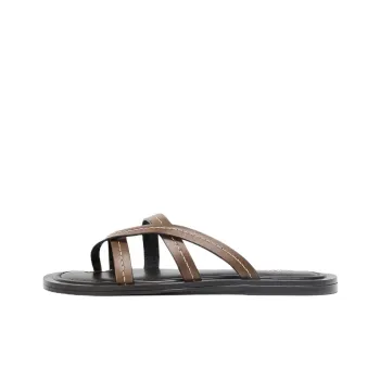 ZARA Abrasion Resistant Flip Flops Women's Brown