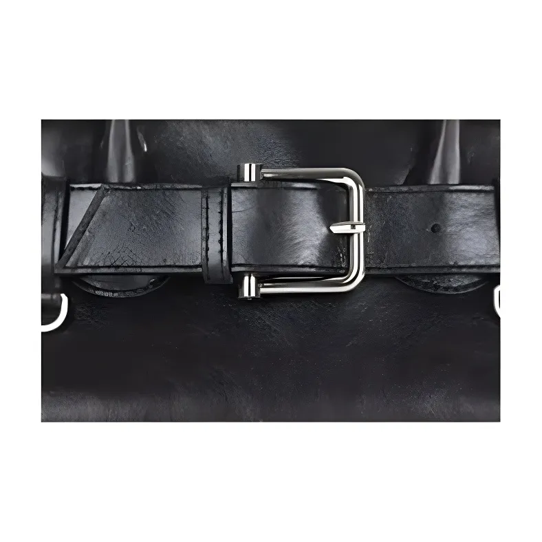 OSOI Leather Shoulder Bag, Crossbody Bag, Handbag Mini Women's Black-4