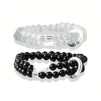 Kelanxi Obsidian Bracelets Unisex
