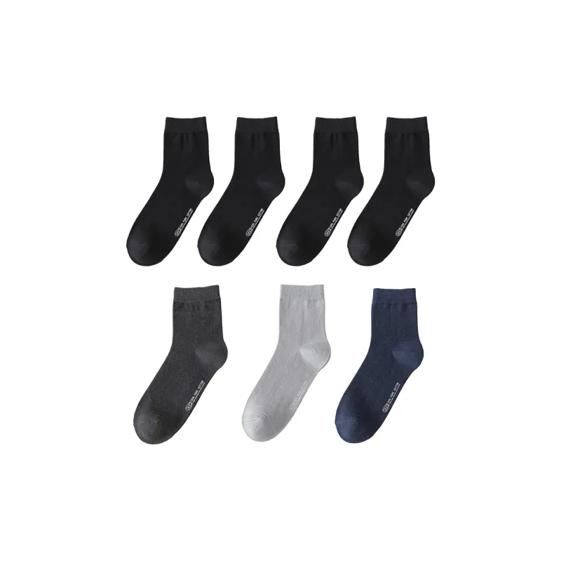 Yalu Mid Calf Socks Men's 7 Pack-5