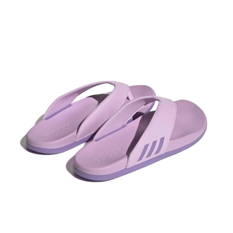 Adidas Adilette Comfort Flip Flops Bliss Lilac Violet Fusion Women's-2