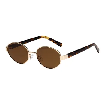 Cranta Komeia PC Metal Oval Sunglasses Women's
