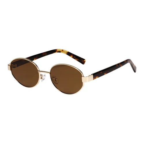 Cranta Komeia PC Metal Oval Sunglasses Women's