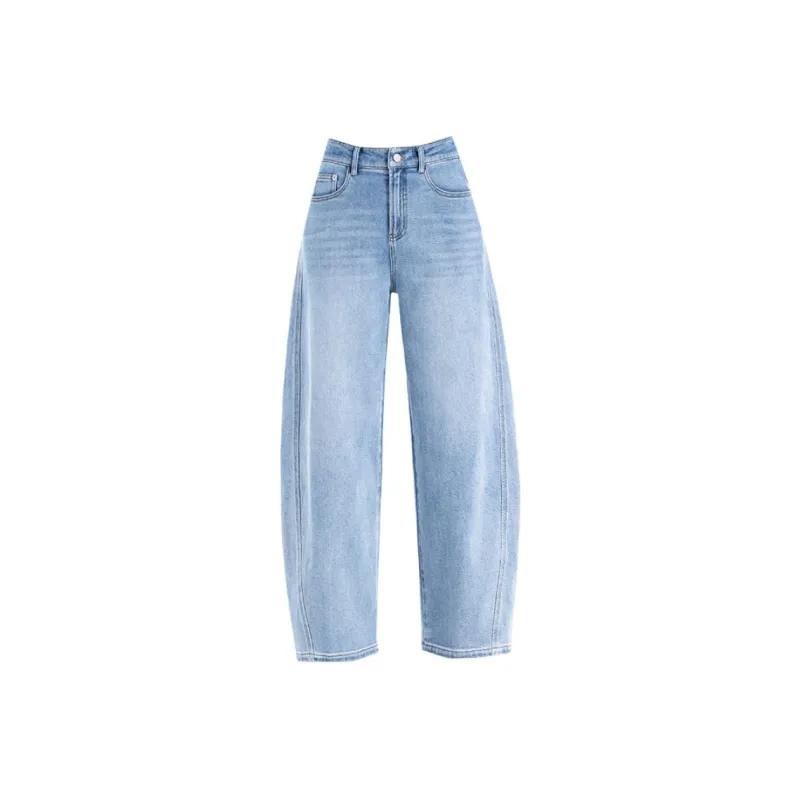 You cow me pants Jeans Women's Light Blue-0