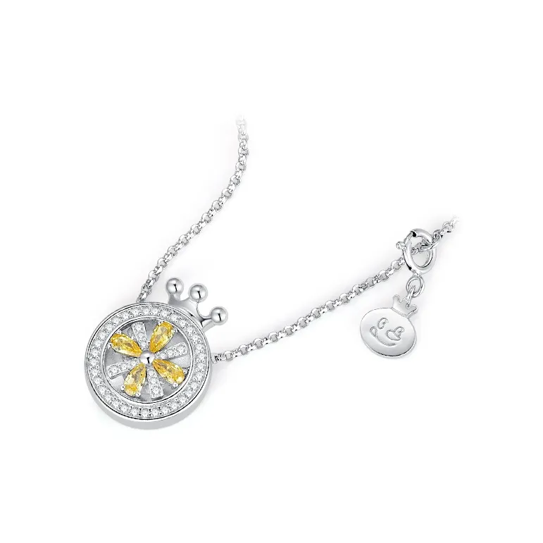 CHOW TAI SENG S925 Silver Necklaces Women's-2