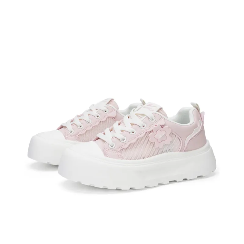 Warrior Abrasion Resistant Low Top Casual Shoes Women's Pink-1