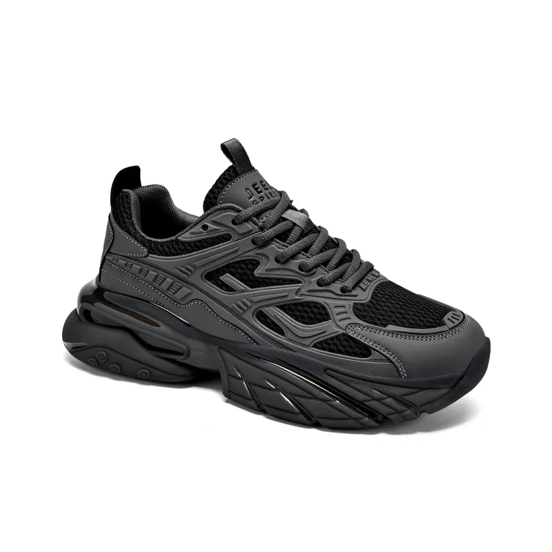 JEEP SPIRIT Darth Vader Chunky Sneakers Men Low Top Black-3