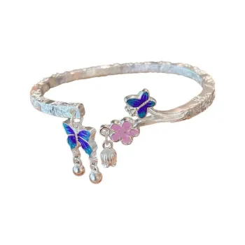 Crabs 999 Fine Silver Bangles Women's