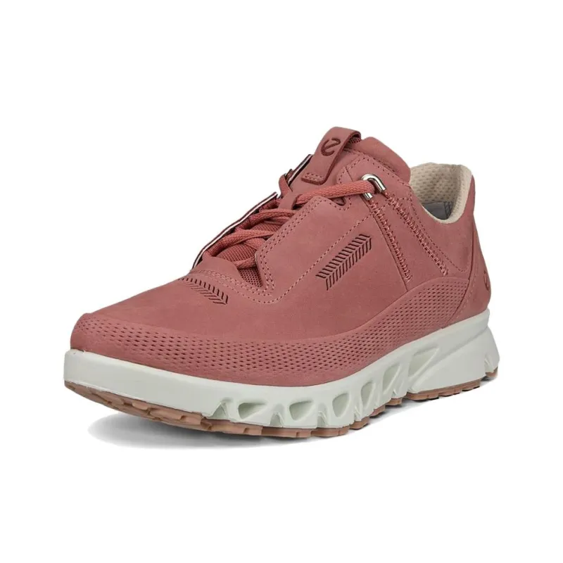 Ecco Multi Vent Low Top Casual Shoes Women's Rose Red-1