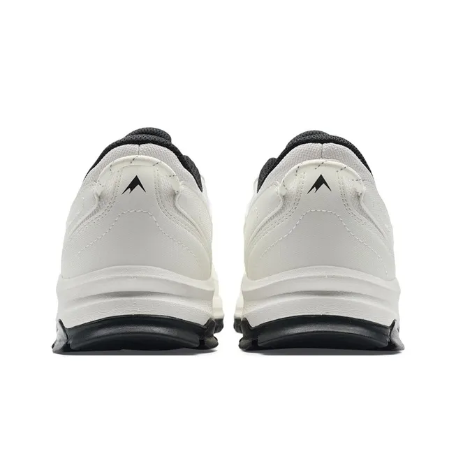 XTEP Shock Absorbers With Slip Resistant And Abrasion Resistant Properties Low Top Hiking Shoes Men's Sail White Black-4