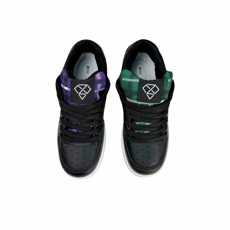 Circle Small Coverage Balance Lightweight Support Low Top Skateboard Shoes Unisex-17