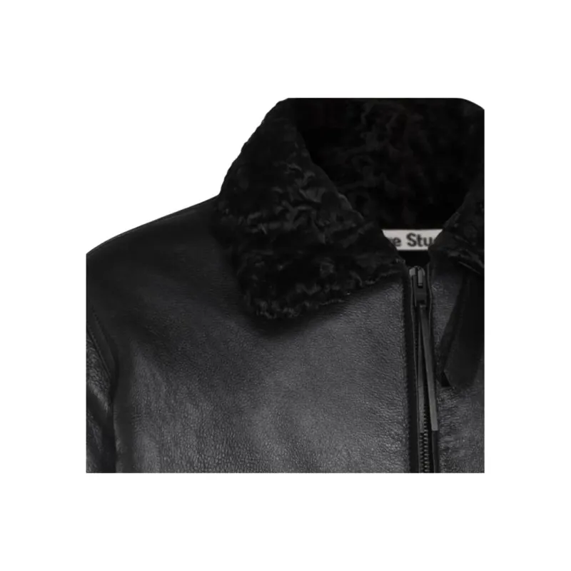 Acne Studios Zipped Leather Jacket-2