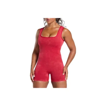 GYMSHARK Yoga Set Women's Dark Red