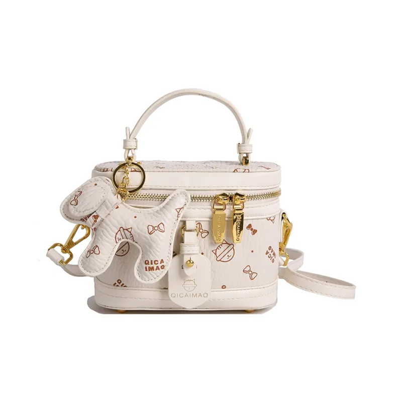 Meow In The Grass PU Handbag Women's Multicolor-5