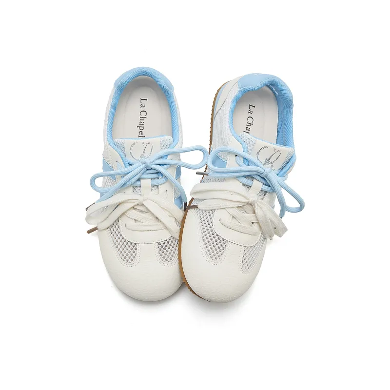 La Chapelle Abrasion Resistant Rebound Low Top Casual Shoes Women's Blue-2