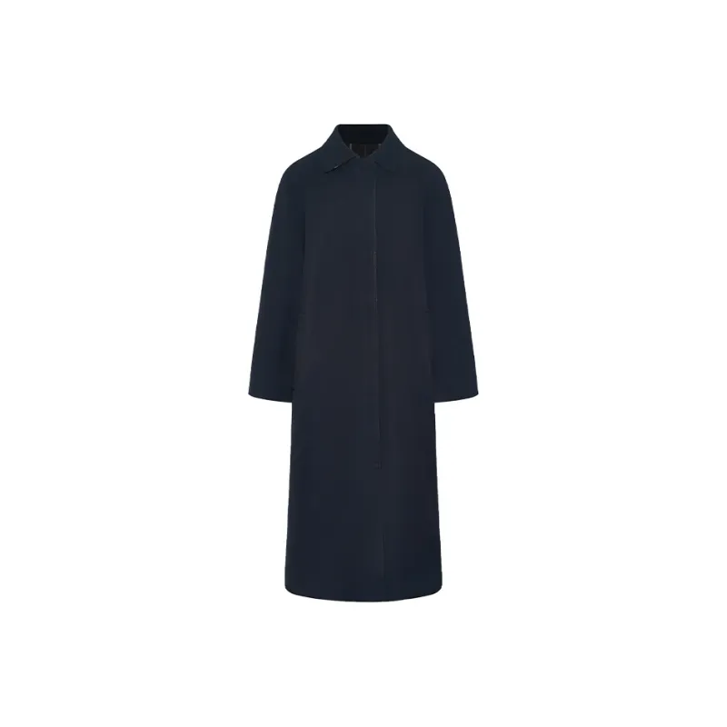 NUTH Trench Coats Women's Navy Blue-0