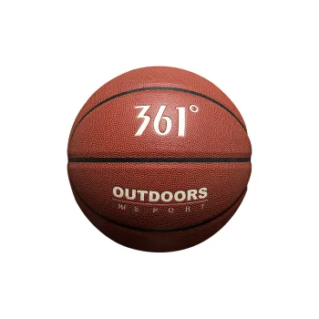 361° PU Basketball Dark Brown Size 7 Ball Street Training Competition Unisex