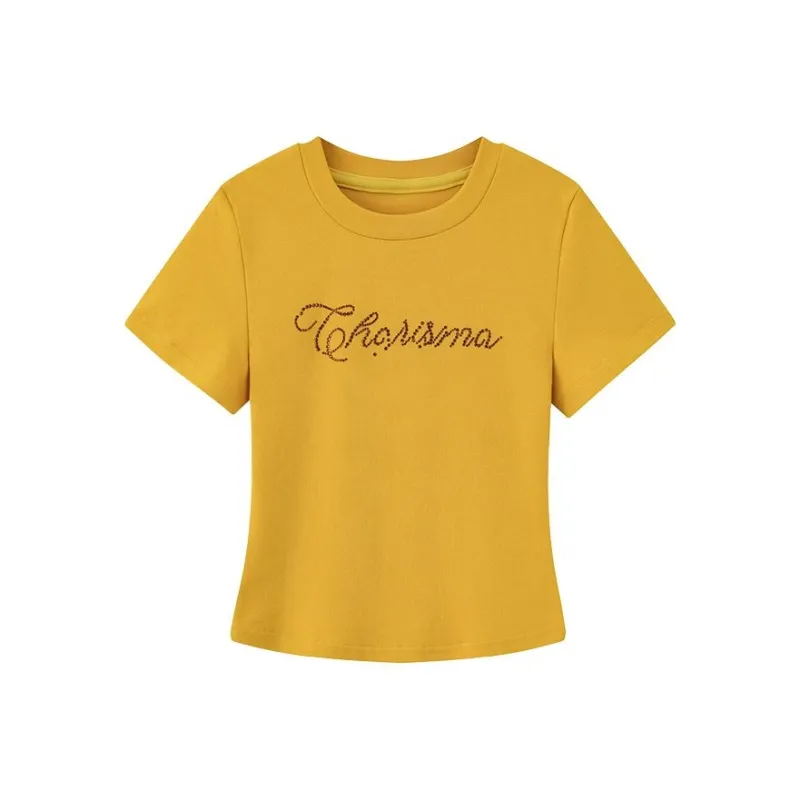 7 SEVFUN T Shirts Women's Yellow-0