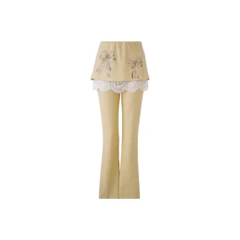 TCH Casual Pants Women's Yellow