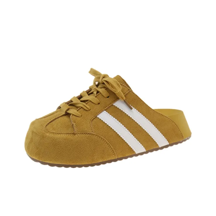AJPAP Rubber Sole Stitching Odor Resistant, Abrasion Resistant Closed Toe Slippers Women's-4
