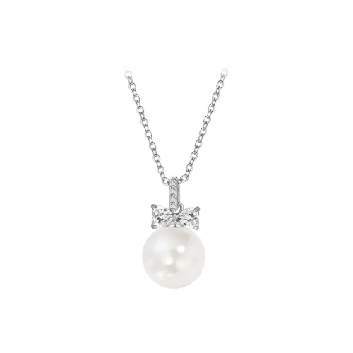 SHINE S925 Silver, Shell Pearl, Zircon Necklaces Women's