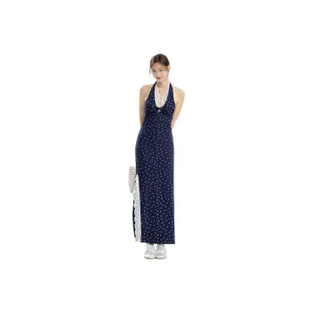 INSLIISA Slip Dresses Women's Blue