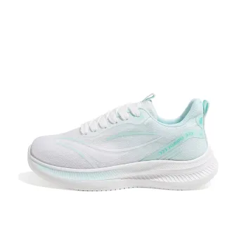 HUANQIU Running Shoes Women's Low Top White Green