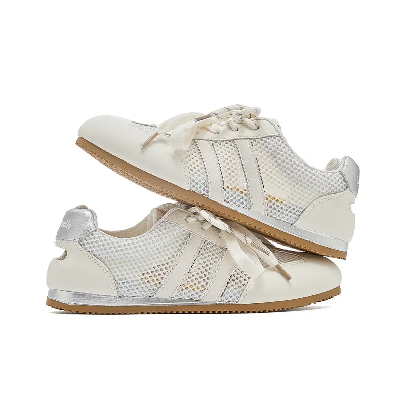 La Chapelle Abrasion Resistant Rebound Low Top Casual Shoes Women's White-4