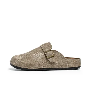 TELENT Slip Resistant Quiet Closed Toe Slippers Men's